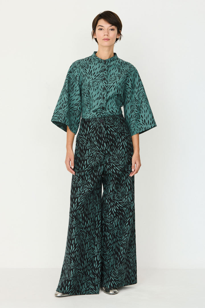 KATTALIN Jumpsuit leaves