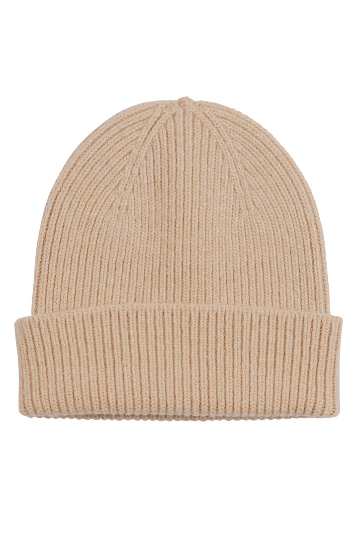 Strickmütze aus recycelter, extrafeiner Merinowolle von Colorful Standard CS 5081 honig beige