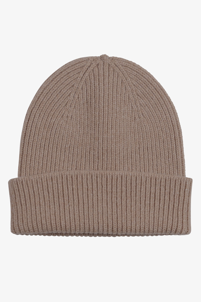 Strickmütze Merinowolle Beanie Colorful Standard warm taupe cs 5081