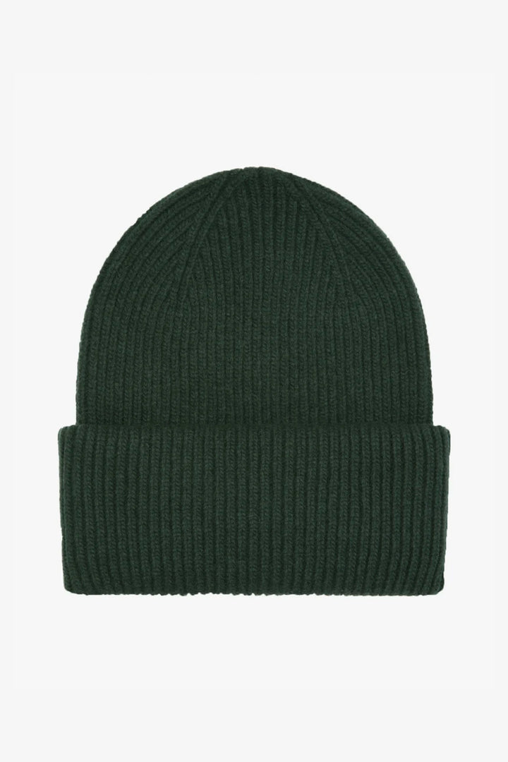 Strickmütze aus recycelter, extrafeiner Merinowolle von Colorful Standard CS 5085 dunkelgrün jägergrün