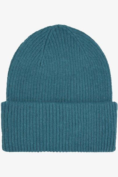 Strickmütze aus recycelter, extrafeiner Merinowolle von Colorful Standard CS 5085 ozean petrol blau grün